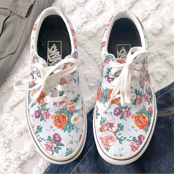 Vans Shoes - VANS Era Garden Floral Lace Up Sneakers